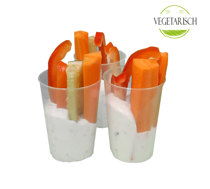 Gemüsestickbecher