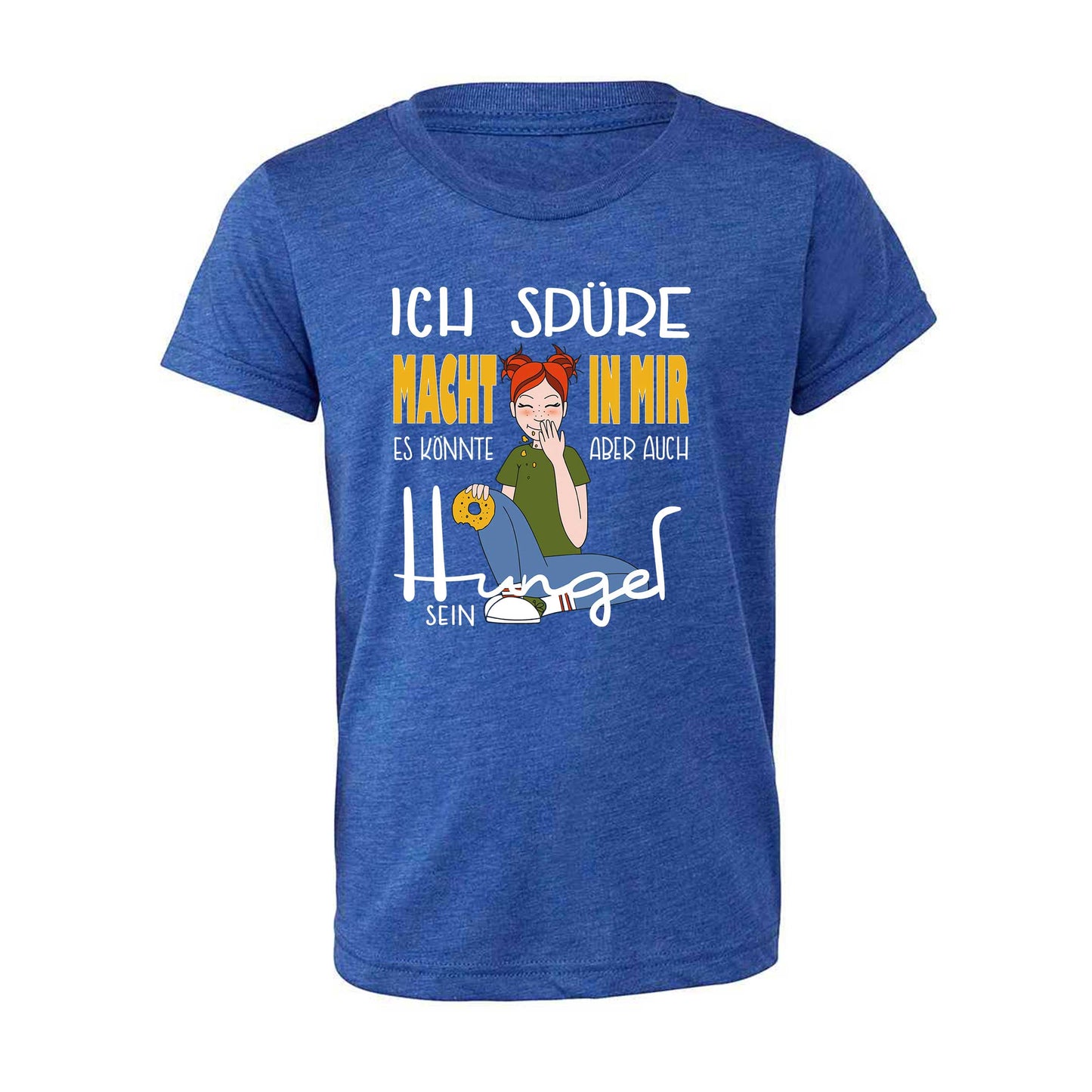 Kinder T-Shirt "Macht" (royal)