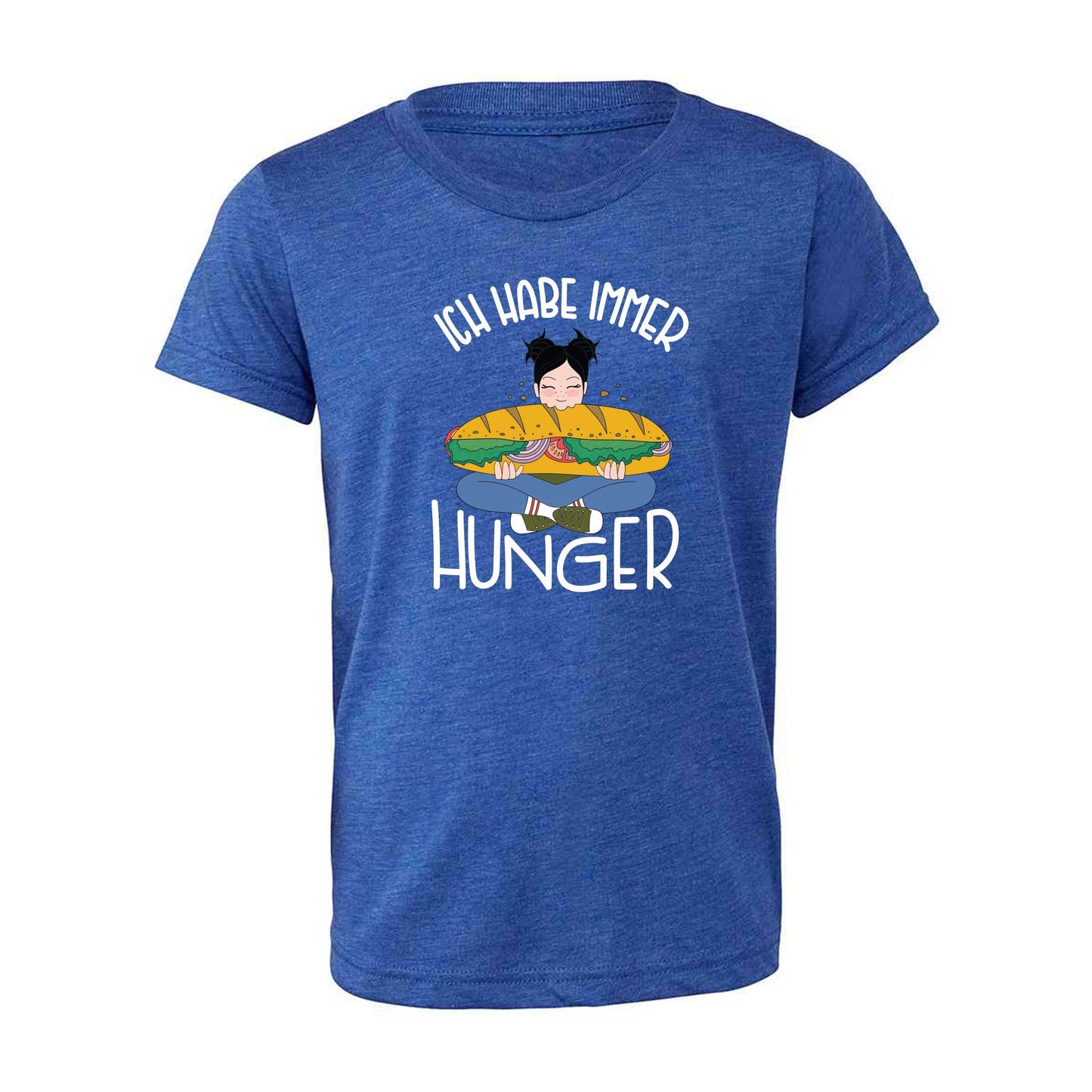 Kinder T-Shirt "Hunger" (royal)