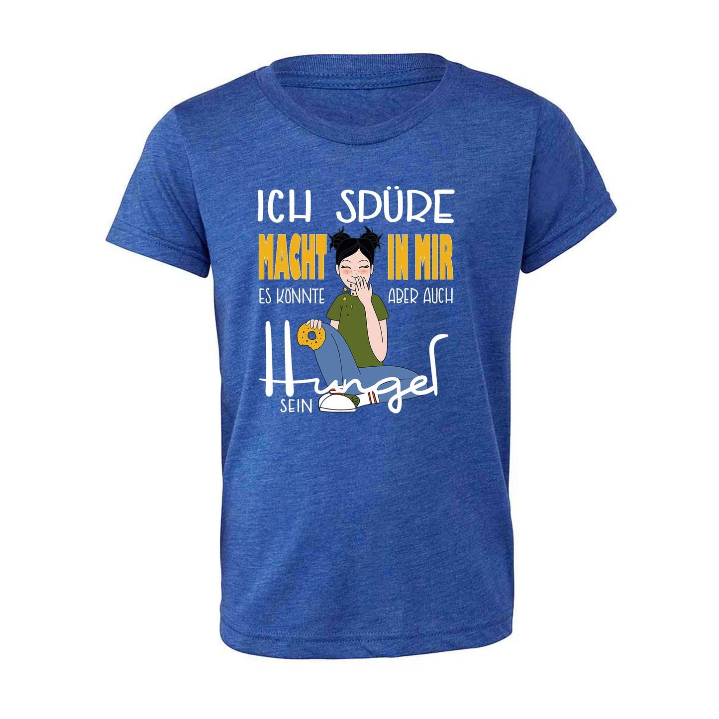 Kinder T-Shirt "Macht" (royal)