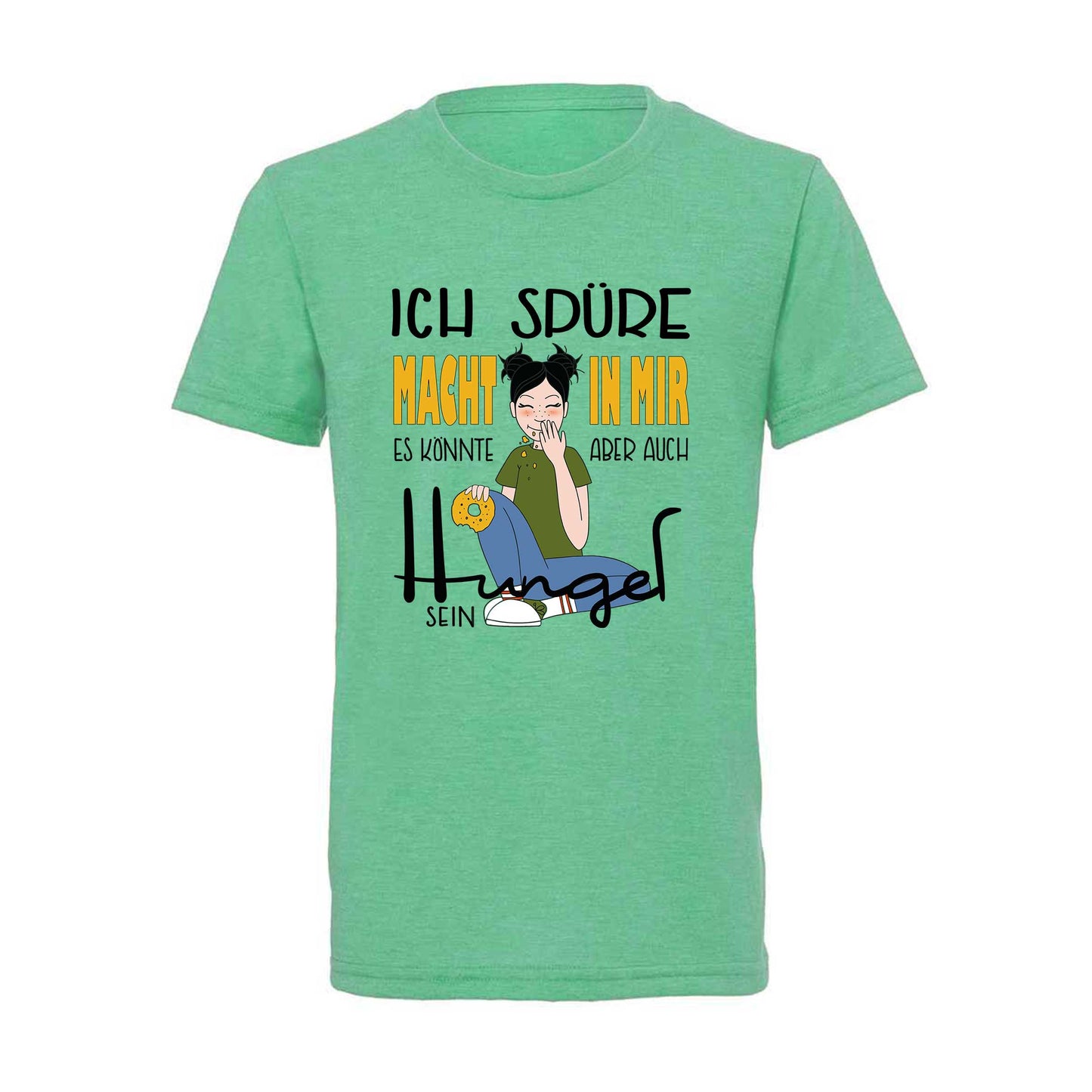 Kinder T-Shirt "Macht" (grün)