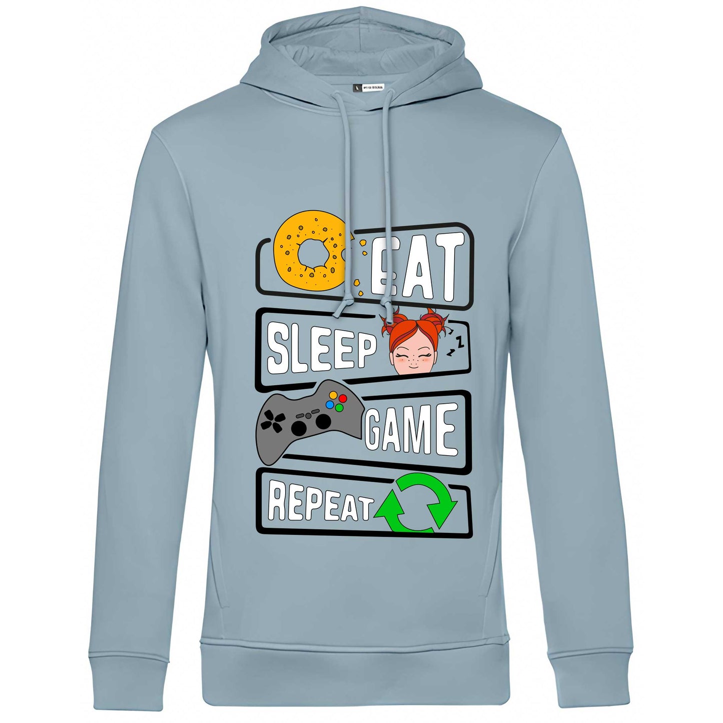 Hoody "Gamer" (blue fog)