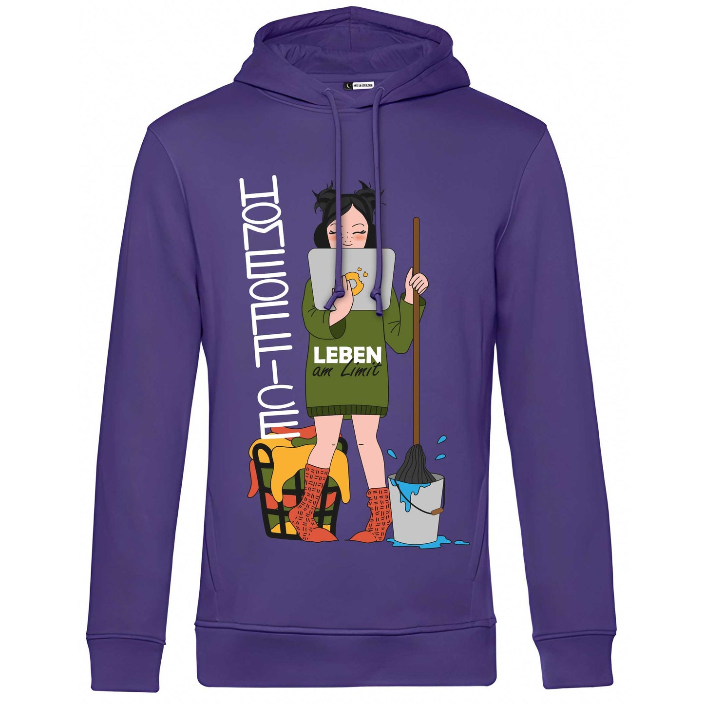 Hoody "Home Office" (lila)