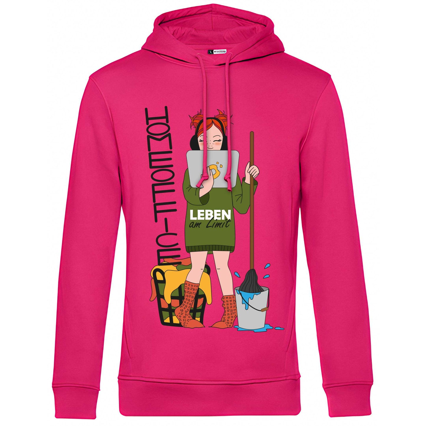 Hoody "Home Office" (pink)