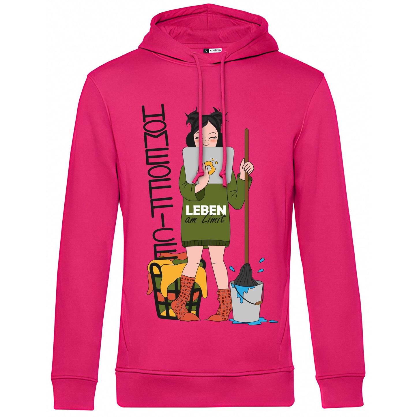 Hoody "Home Office" (pink)