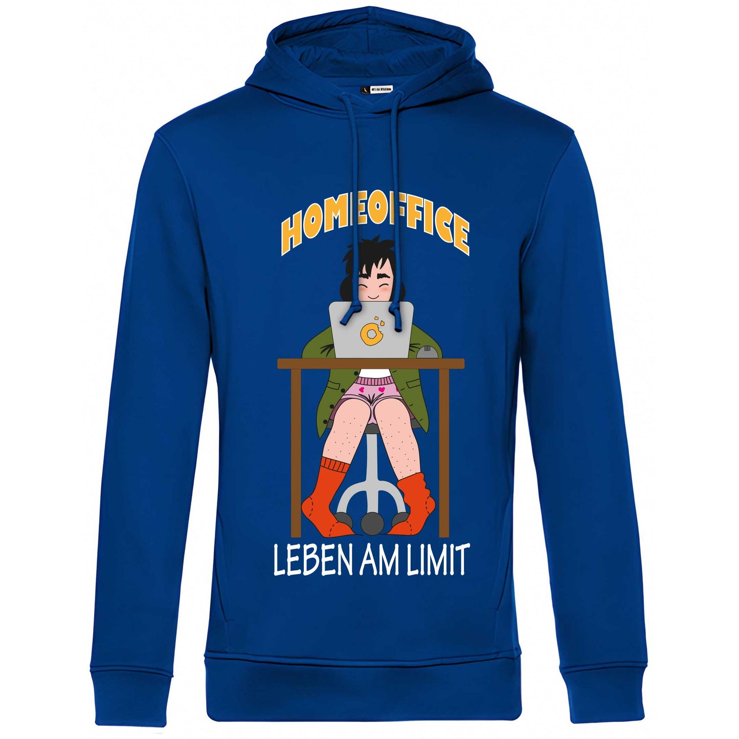 Hoody "Home Office" (royal)