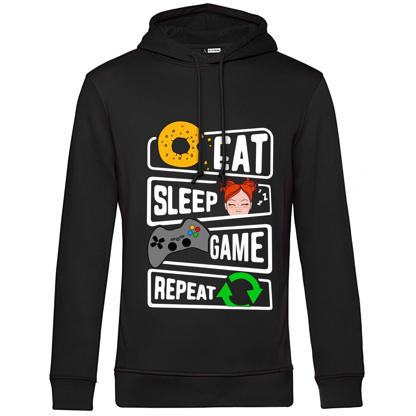 Hoody "Gamer" (schwarz)
