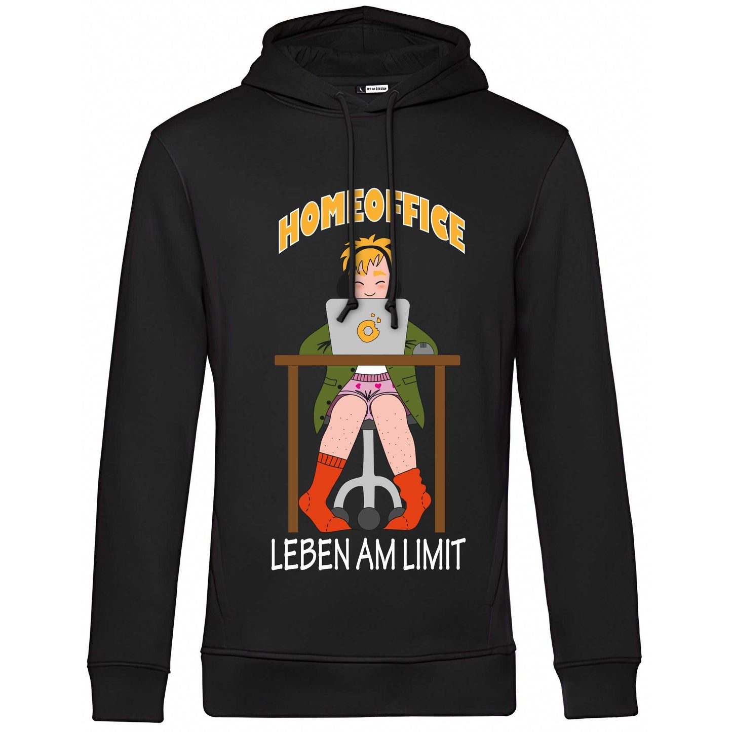 Hoody "Home Office" (schwarz)