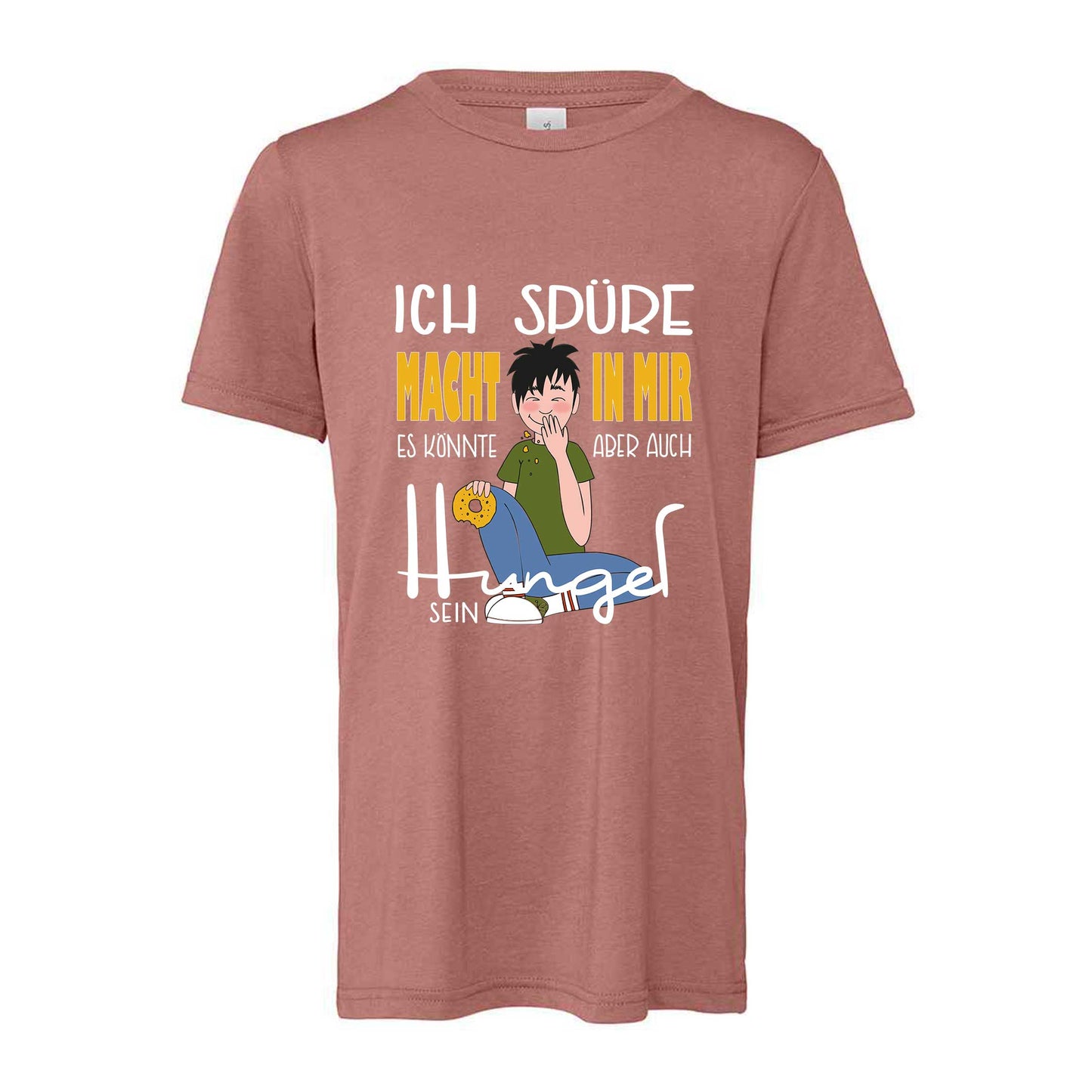 Kinder T-Shirt "Macht" (mauve)