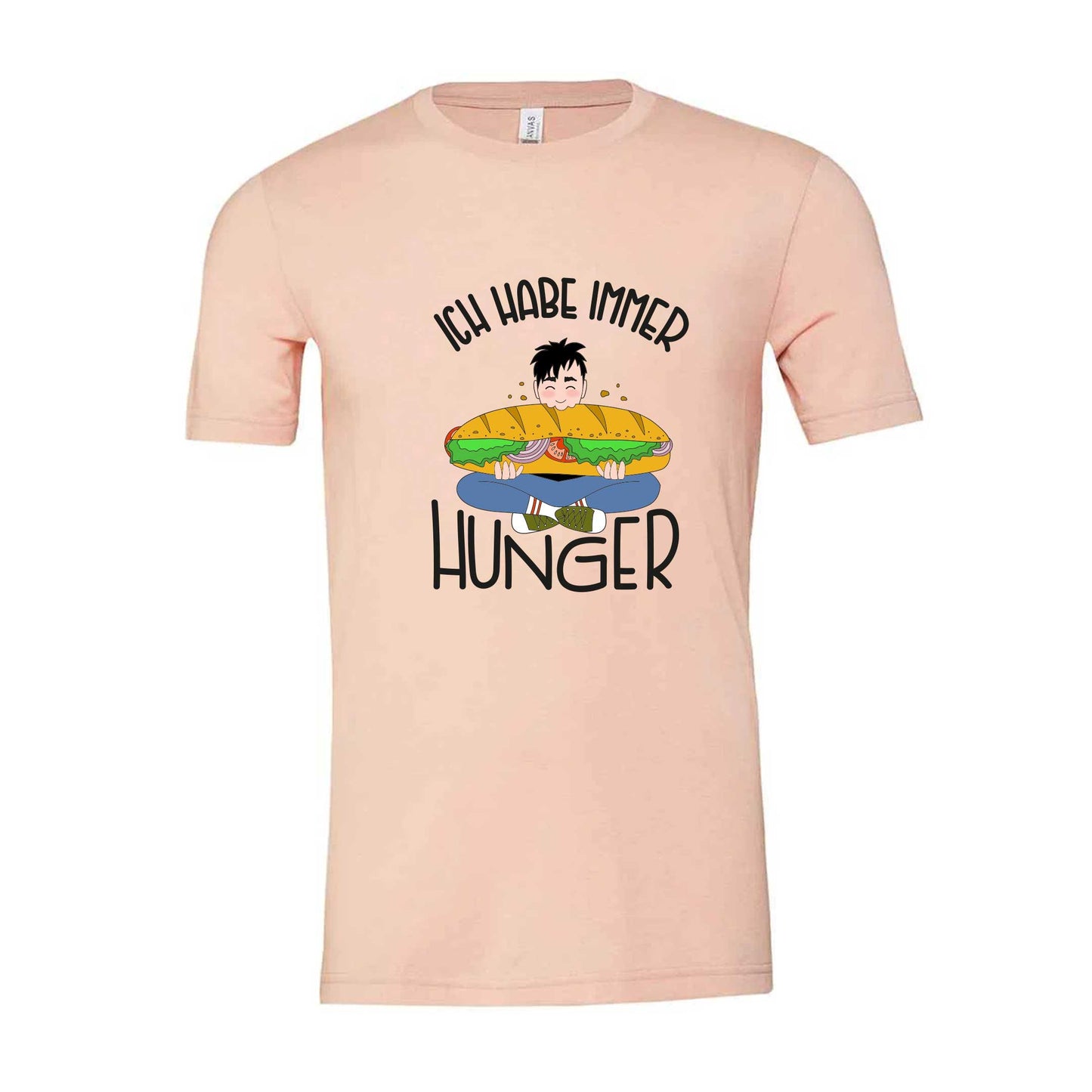 Kinder T-Shirt "Hunger" (peach)