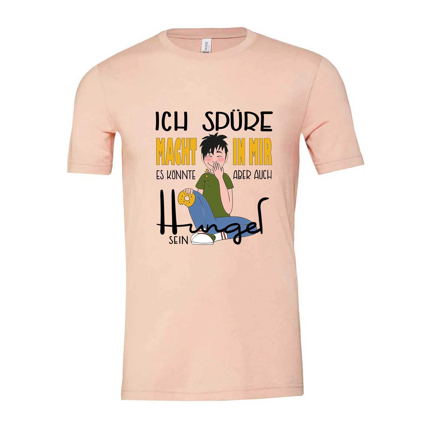 Kinder T-Shirt "Macht" (peach)