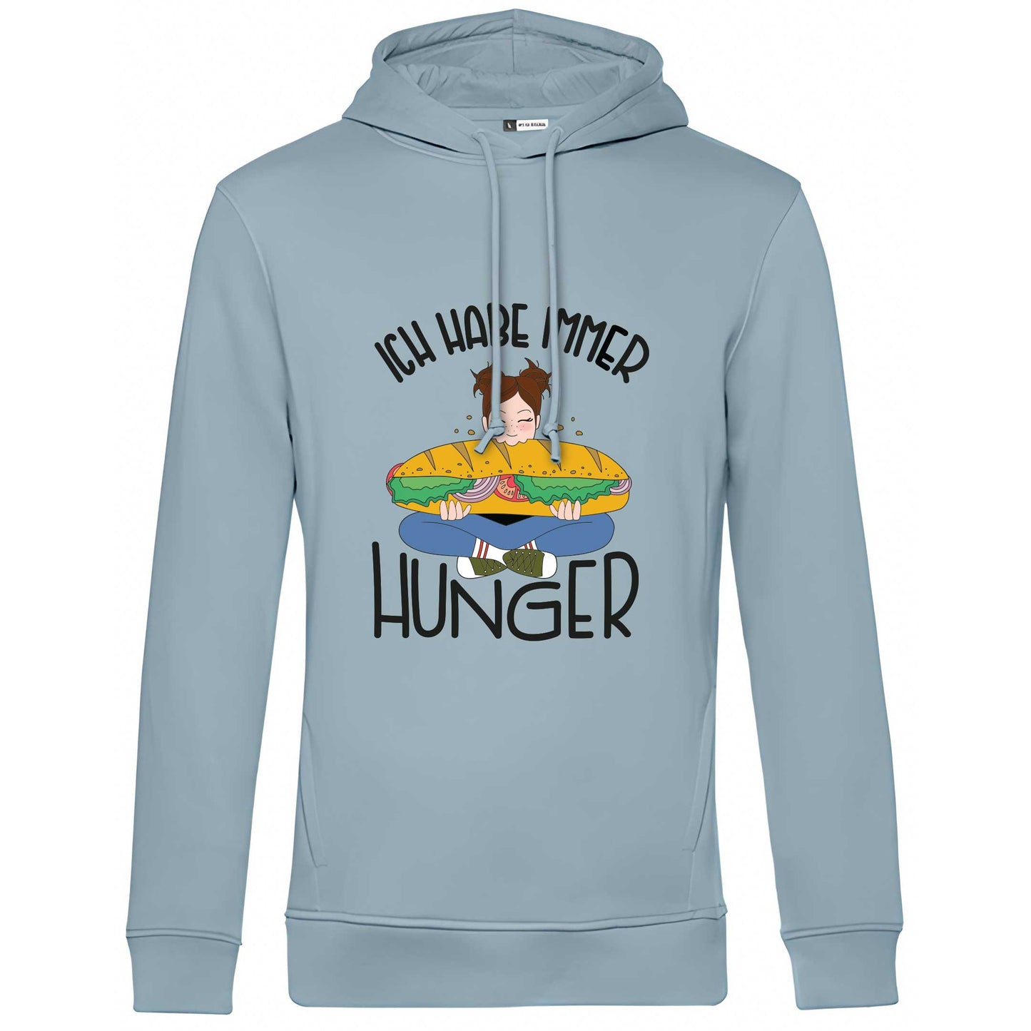 Hoody "Vielfraß" (blue fog)