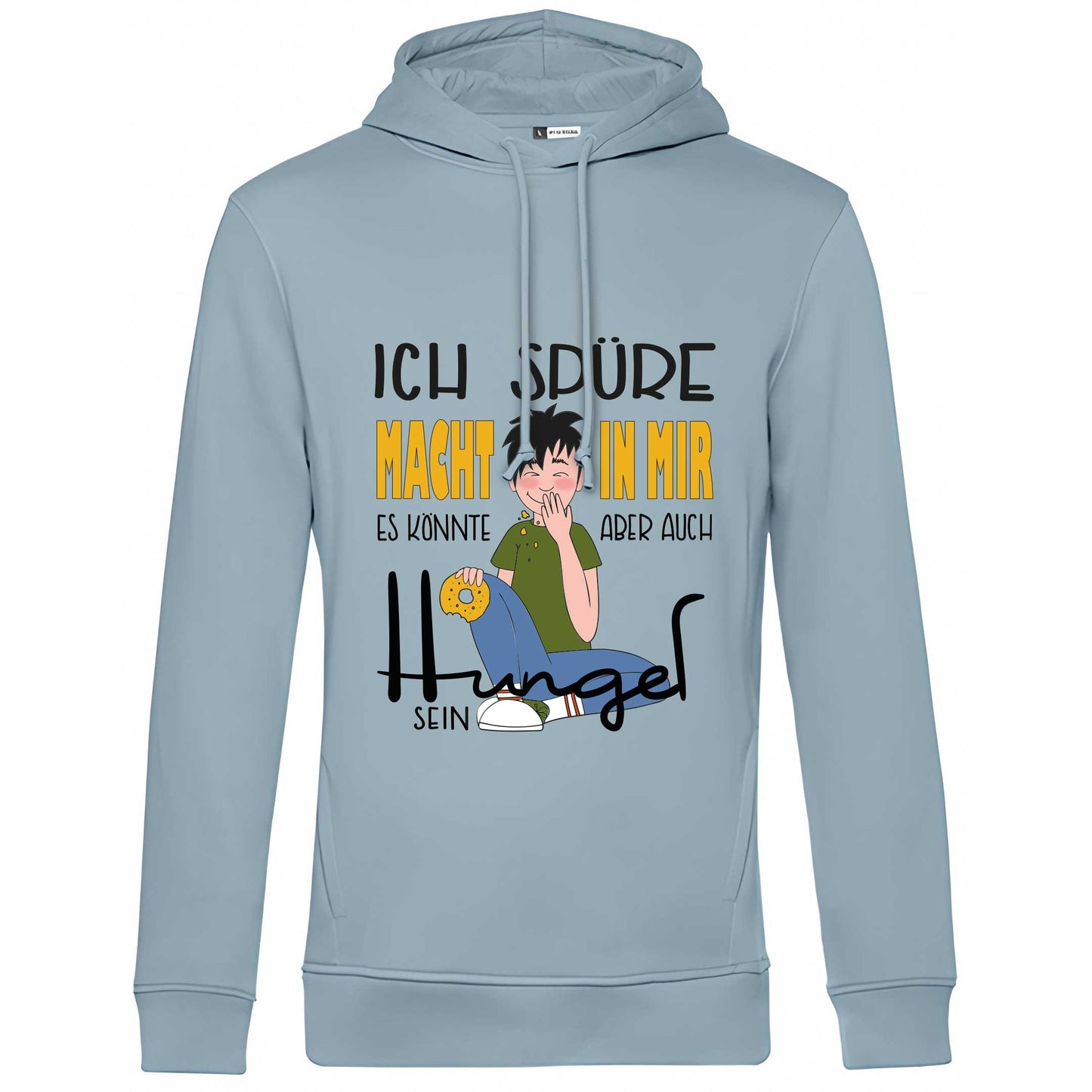 Hoody "Macht" (blue fog)