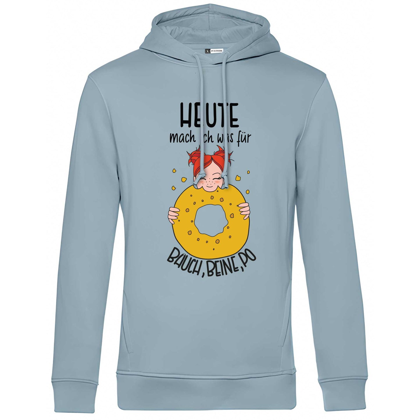 Hoody "Sporty" (blue fog)