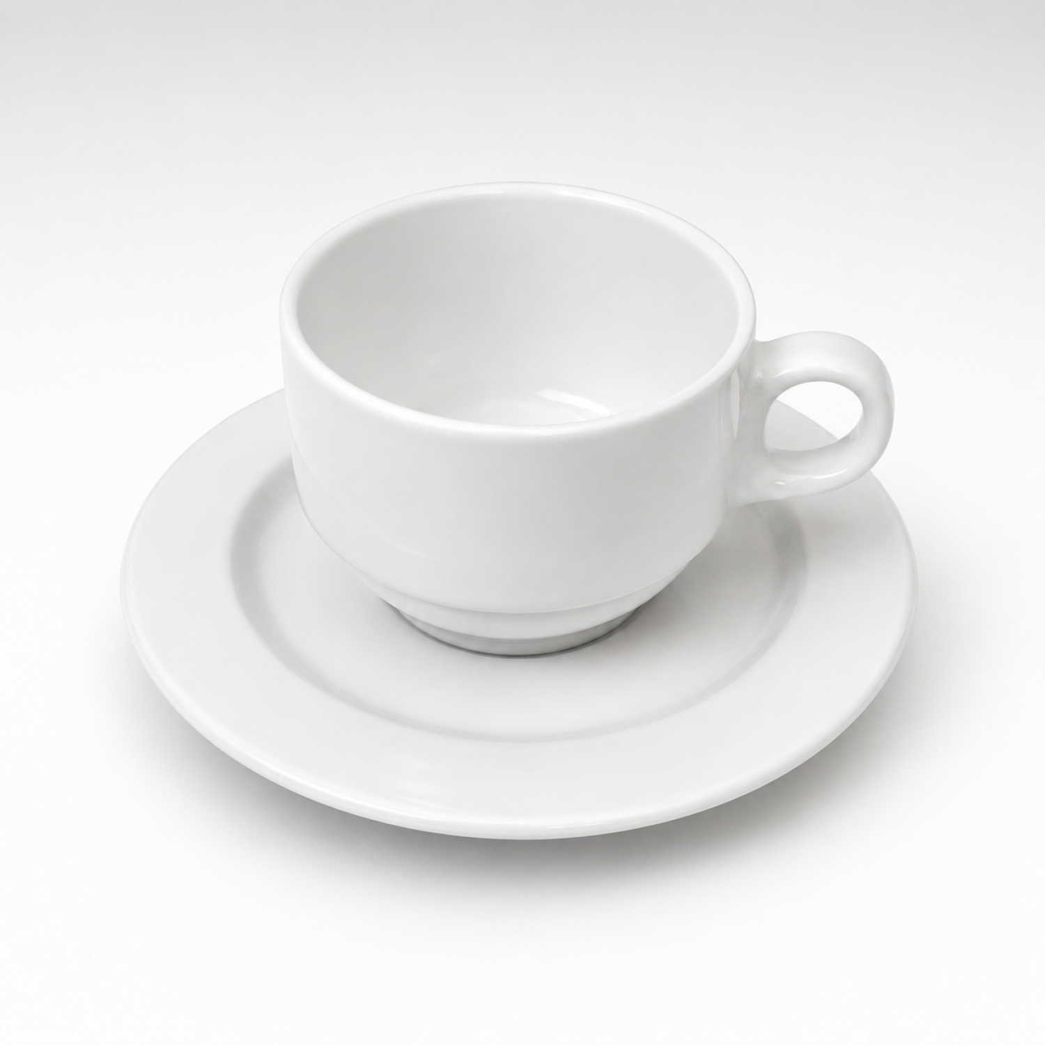 Kaffeetasse mit Untertasse, 22 cl