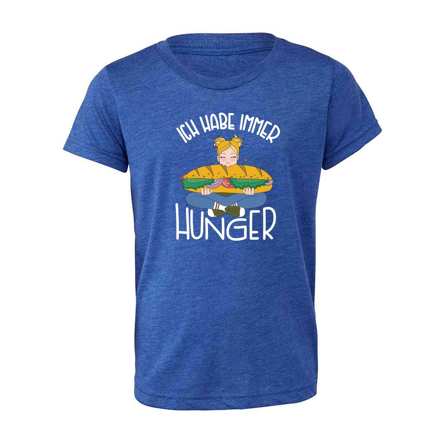 Kinder T-Shirt "Hunger" (royal)