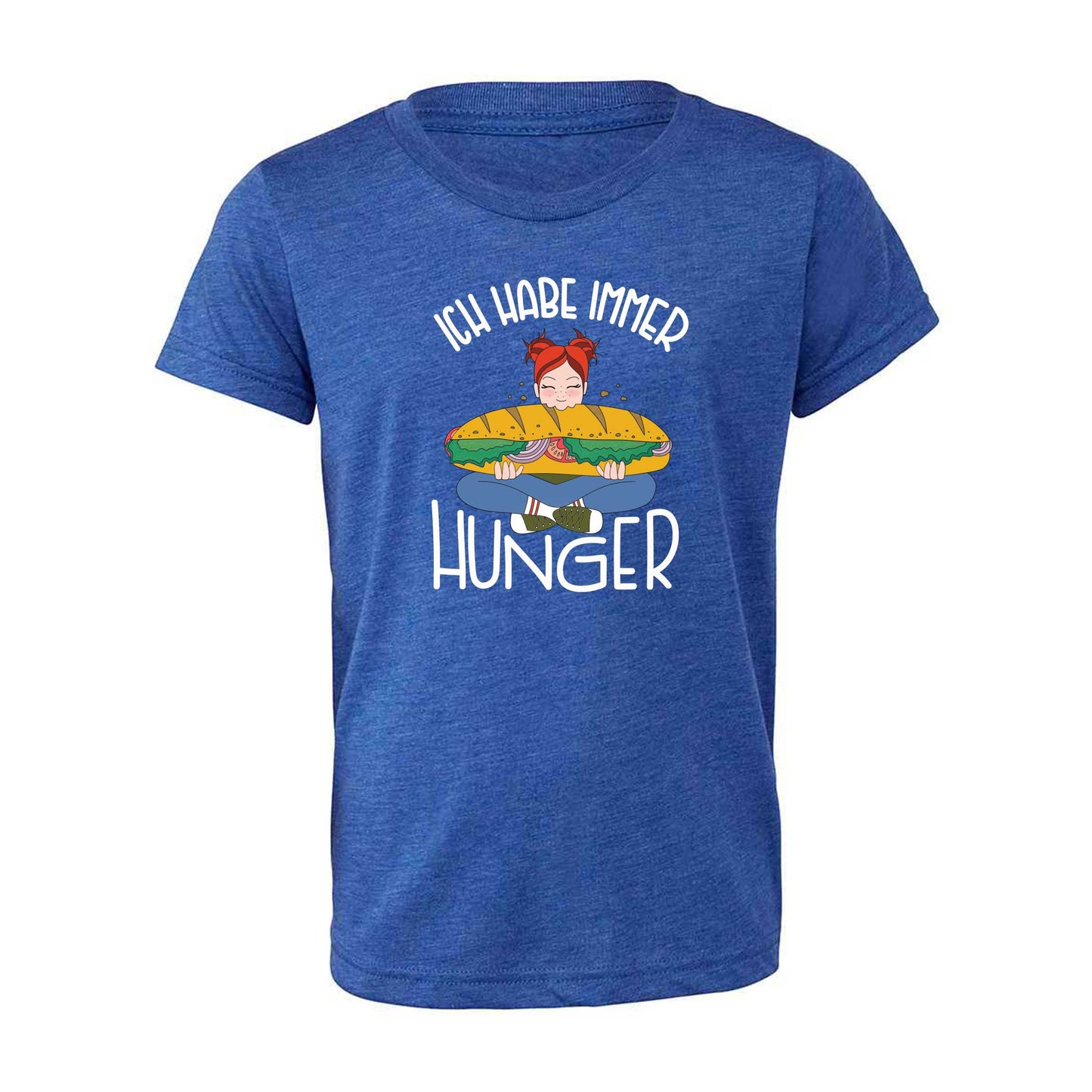 Kinder T-Shirt "Hunger" (royal)