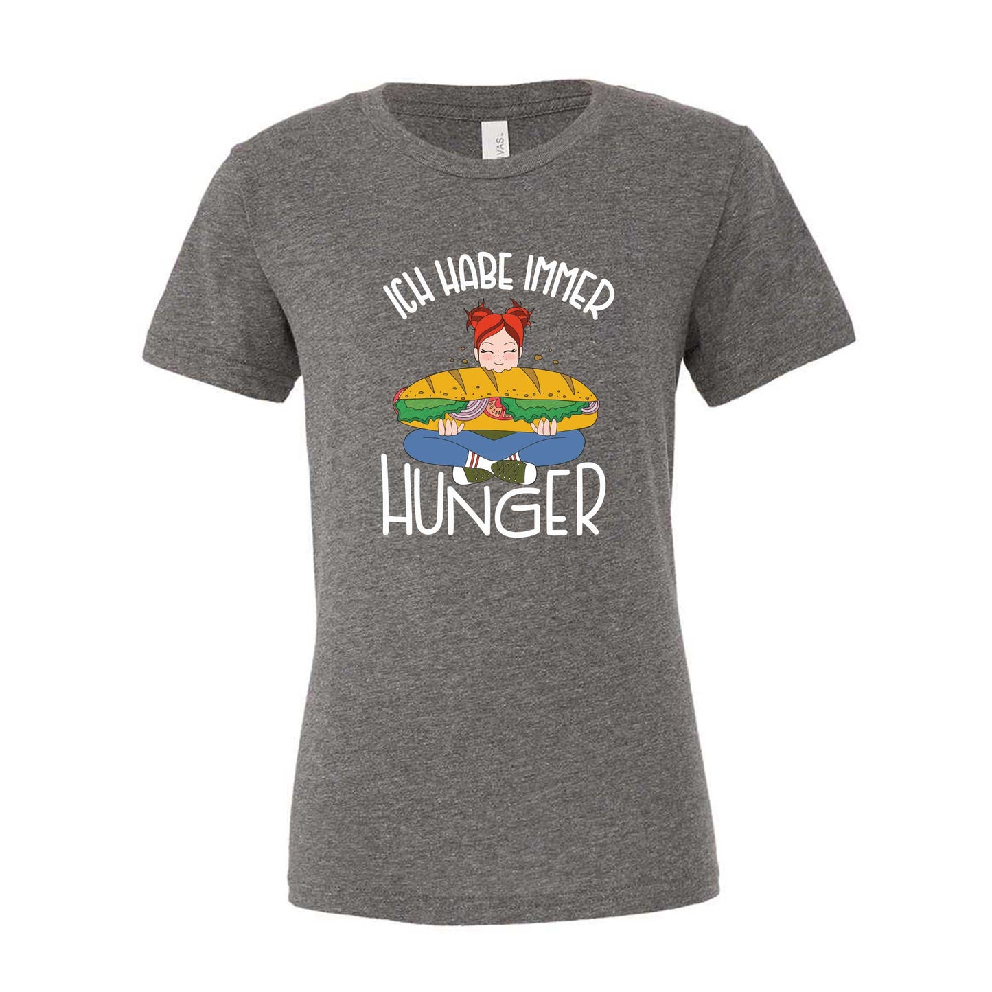 Kinder T-Shirt "Hunger" (grau)