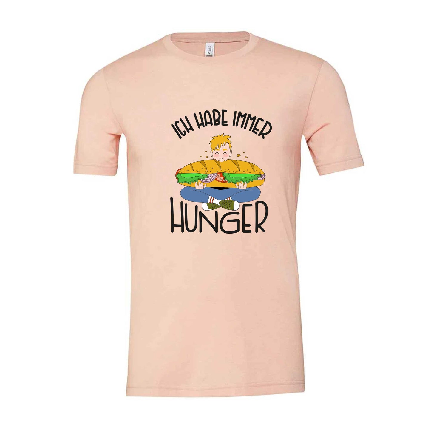 Kinder T-Shirt "Hunger" (peach)