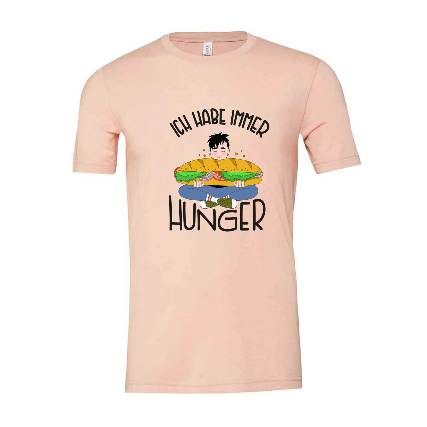 Kinder T-Shirt "Hunger" (peach)