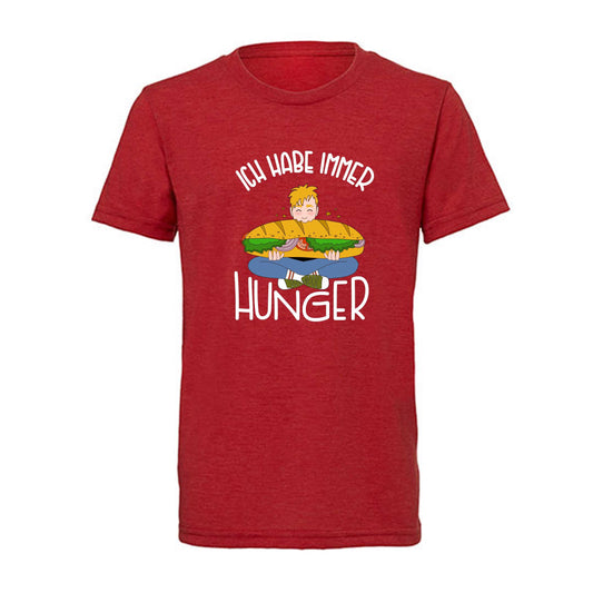 Kinder T-Shirt "Hunger" (rot)