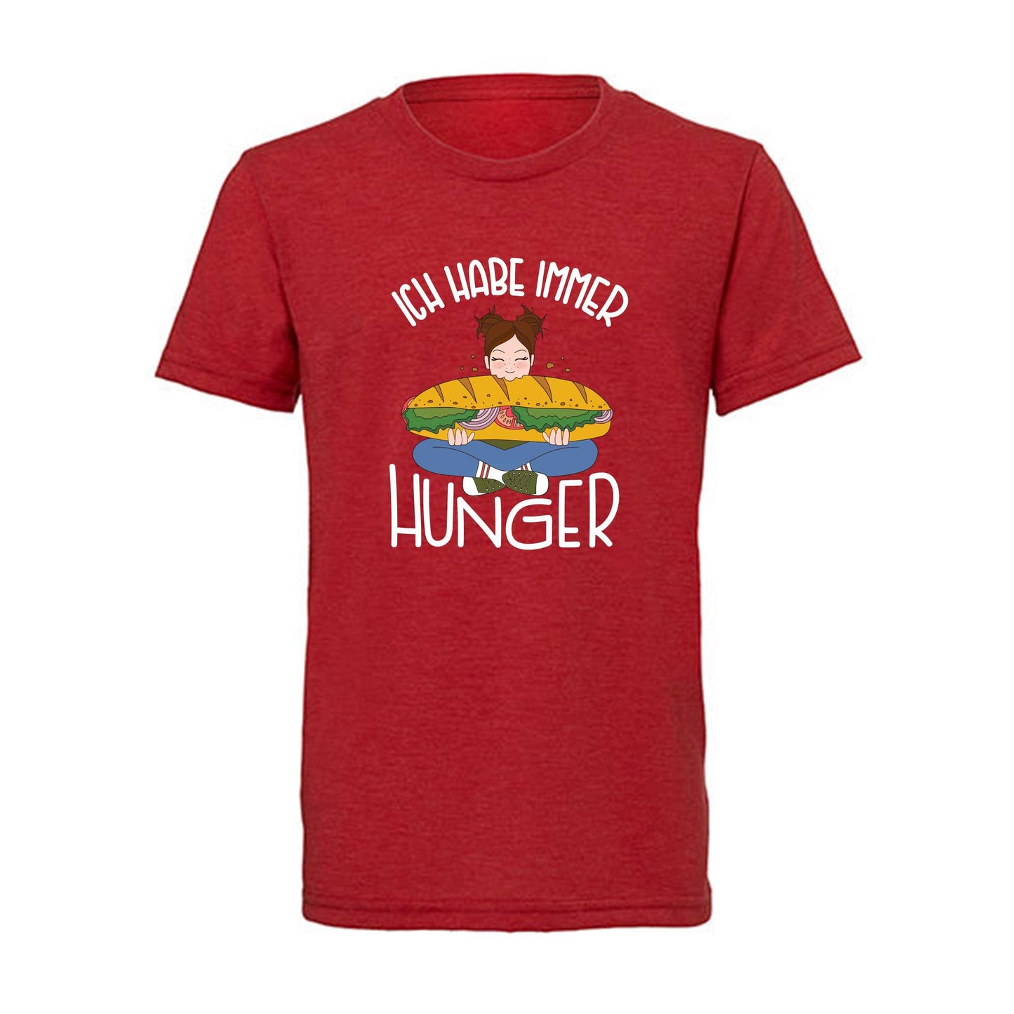 Kinder T-Shirt "Hunger" (rot)